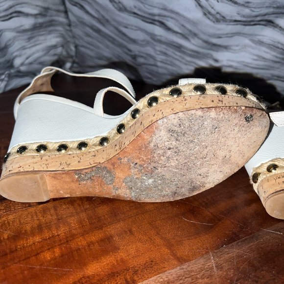 Via Spiga Platform Wedge Sandals - Picture 7 of 9